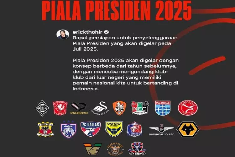 Piala Presiden 2025: Mencetak Sejarah dengan Dana Sponsor Rp 68 Miliar dan Sentuhan Internasional yang Menggemparkan.
